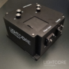 User-friendly injection box for delivery of tabletop laser via an optical fiber