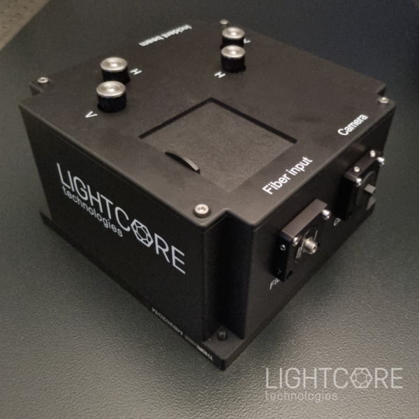 User-friendly injection box for delivery of tabletop laser via an optical fiber