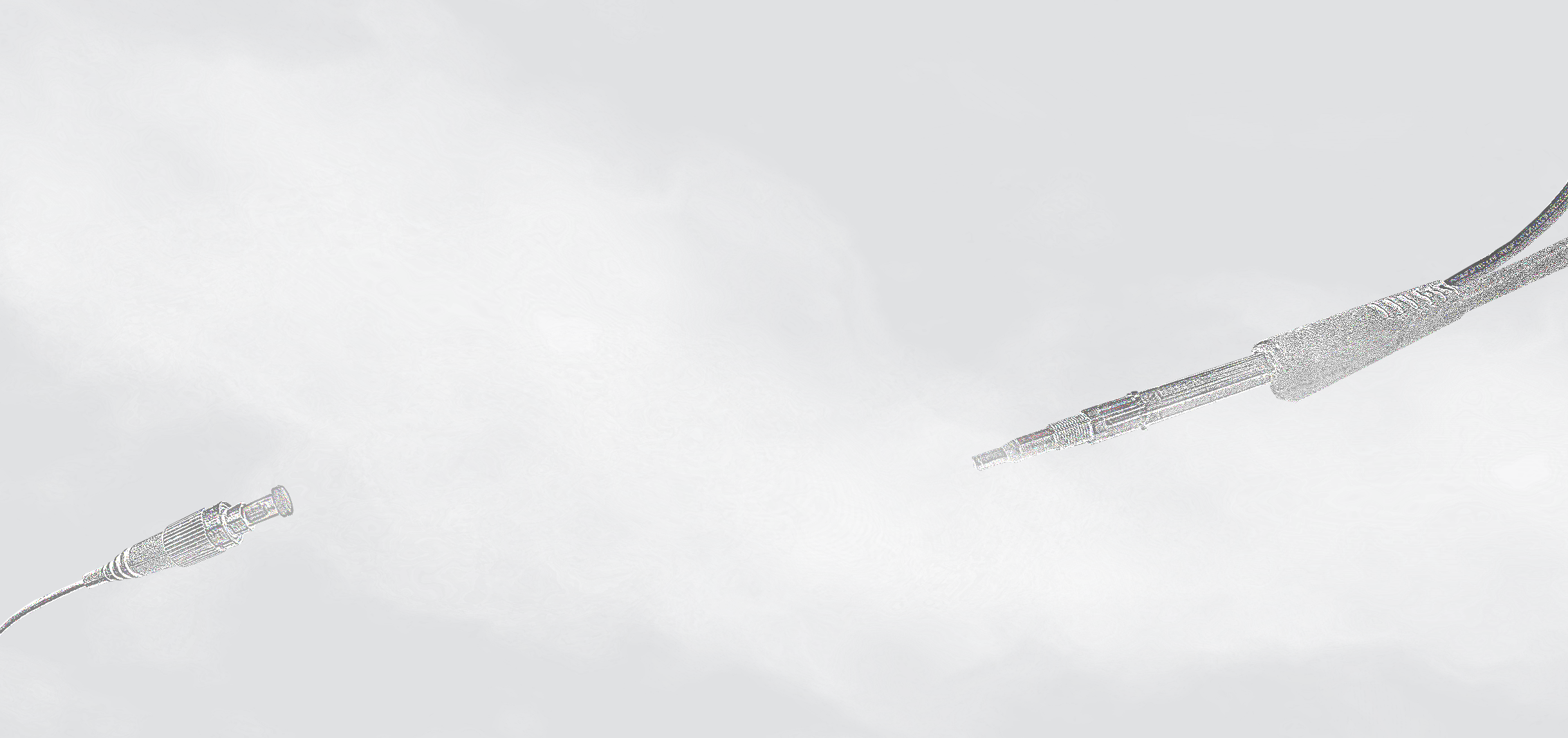 Endoscope and fiber banner for Lightcore Technologies store