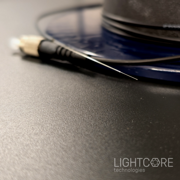 FemtoGuide fiber with GRIN FemtoGuide broadband, low loss, low dispersion hollow core fiber for short and intense pulse delivery. GRIN distal functionalization for endpoint focussing.